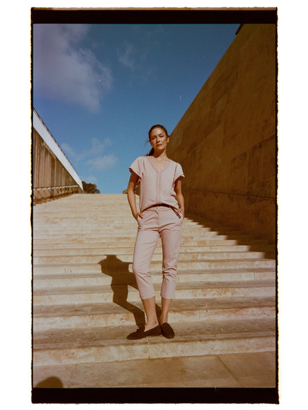 Moodo Pantaloni de pescuit roz Moodo