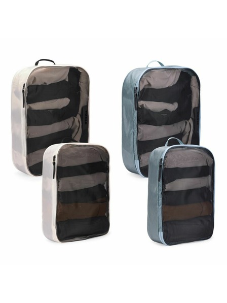 Thule Thule Packing cube set 2 organizatoare mari și 2 medii TPCS205 - alb/Pond Gray