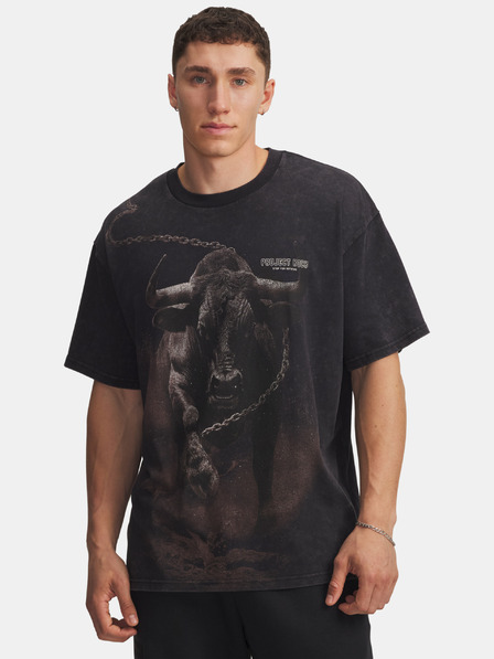 Under Armour Tricou bărbătesc Under Armour Pjt Rck Washed HWT-BLK