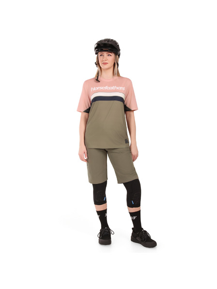 Horsefeathers Tricou de ciclism Quantum W - lotus/taupe