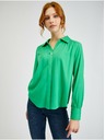 Orsay Bluză damă verde din satin ORSAY