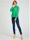 Orsay Bluză damă verde din satin ORSAY