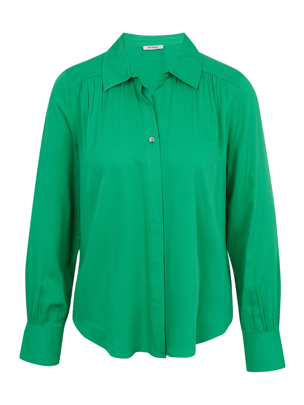Orsay Bluză damă verde din satin ORSAY