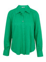 Orsay Bluză damă verde din satin ORSAY