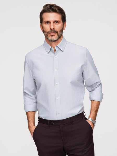 Ombre Clothing Cămașă oxford pentru bărbați Ombre Clothing V1 OM-SHOS-0172