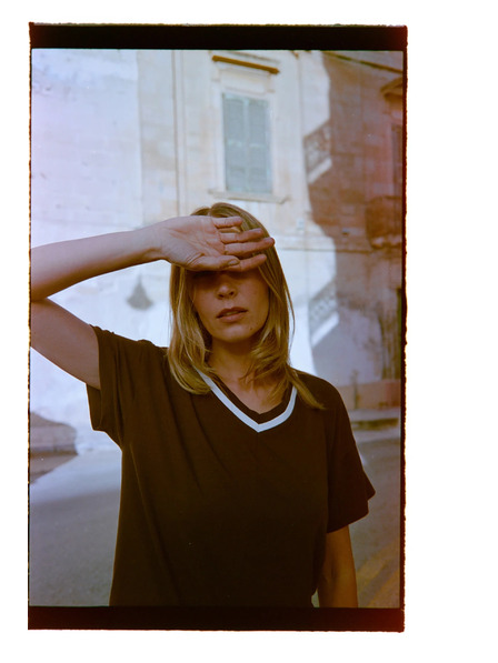 Moodo Bluză cu decolteu maro Moodo