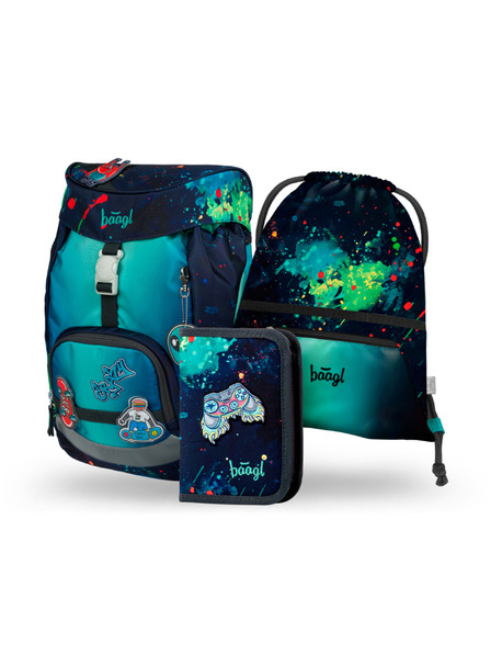 BAAGL  BAAGL SET 3 Airy Chill: rucsac, penar, saculet