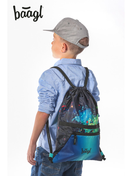 BAAGL  BAAGL SET 5 Airy Chill: rucsac, penar, saculet, sort, portofel