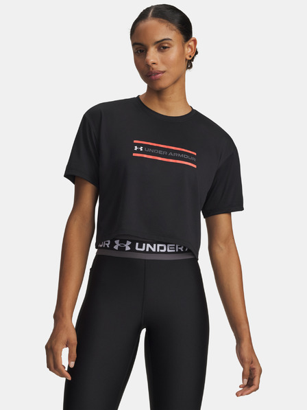 Under Armour Tricou pentru femei Under Armour Tech Branded Crop SS