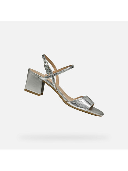 Geox Sandale argintii pentru femei Geox New Eraklia 50