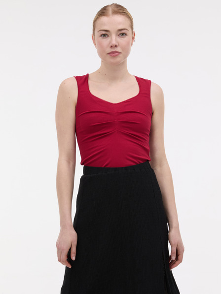 Orsay Maiou roșu pentru femei cu volane ORSAY