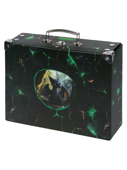 BAAGL  BAAGL Cutie școlară pliabilă Dragoni cu metal