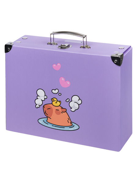 BAAGL  BAAGL Cutie școlară pliabilă Capibară cu metal