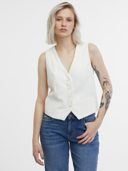 Orsay Vestă crem pentru femei ORSAY