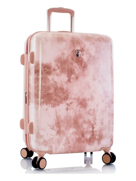 Heys Pink Patterned Travel Suitcase Heys Tie-Dye M