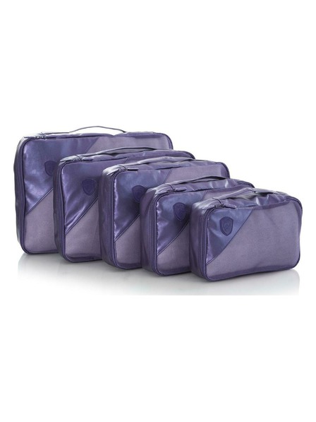 Heys Set de 5 organizatoare de călătorie în culoare albastru închis Heys Metallic Packing Cube 5buc