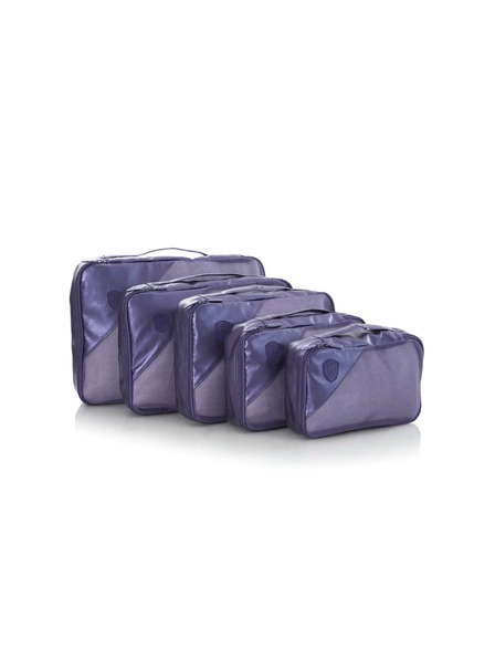 Heys Set de 5 organizatoare de călătorie în culoare albastru închis Heys Metallic Packing Cube 5buc
