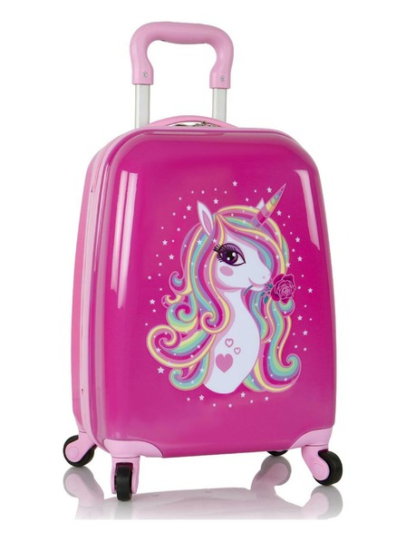 Heys Valiză pentru copii Heys Kids 4w Unicorn Rose