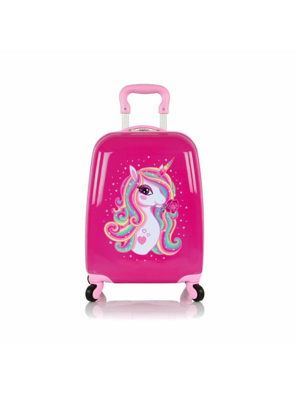Heys Valiză pentru copii Heys Kids 4w Unicorn Rose
