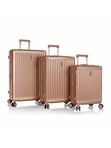 Heys Set de valize de călătorie Heys Luxe S,M,L Rose Gold