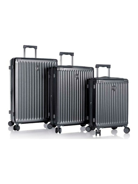Heys Set de valize de călătorie Heys Luxe S,M,L Gunmetal