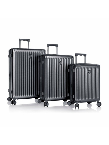 Heys Set de valize de călătorie Heys Luxe S,M,L Gunmetal