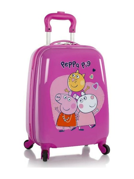 Heys Valiza pentru copii Heys Kids Peppa Pig 4w Pink