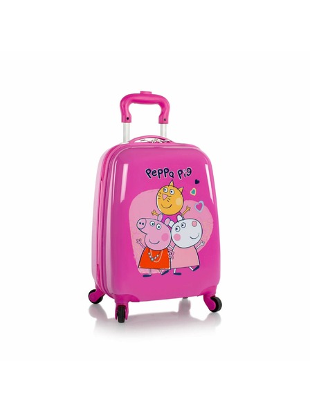 Heys Valiza pentru copii Heys Kids Peppa Pig 4w Pink