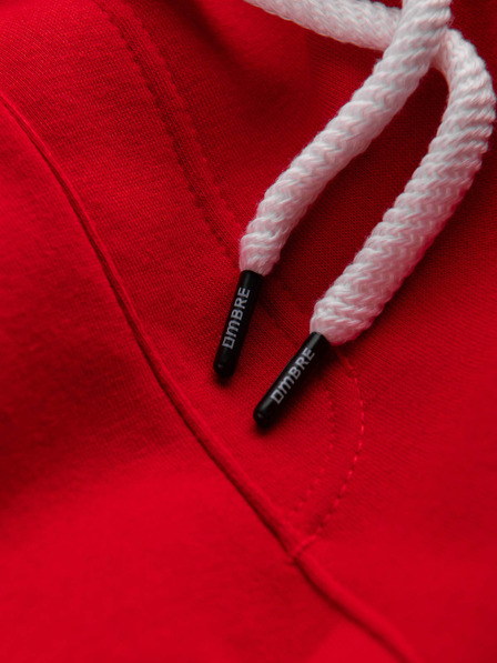 Ombre Clothing Pantaloni de trening pentru bărbați - roșu P866 Ombre Clothing