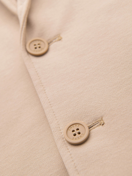 Ombre Clothing Sacou tricotat pentru bărbați slim fit cu structură fină - bej V5 M165 Ombre Clothing