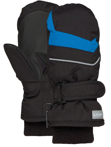 Loap Mănuși pentru copii LOAP RUN Negru/Albastru