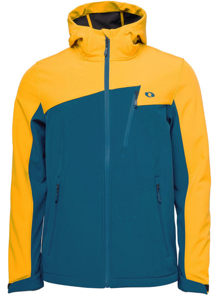 Loap Jachetă softshell bărbătească LOAP LURAD Galben/Albastru