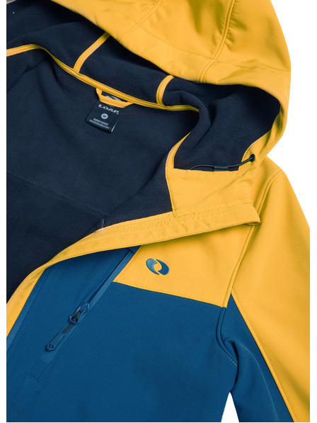 Loap Jachetă softshell bărbătească LOAP LURAD Galben/Albastru
