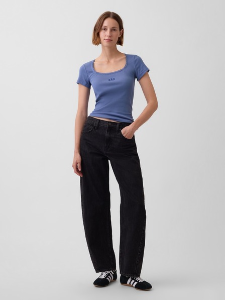 GAP Tricou Rib Logo GAP