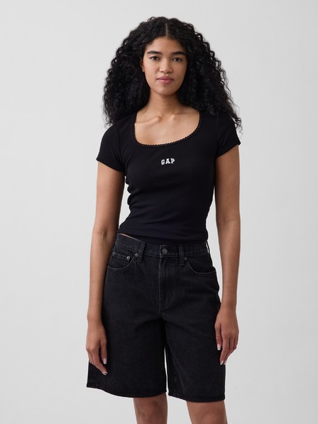 GAP Tricou Rib Logo GAP