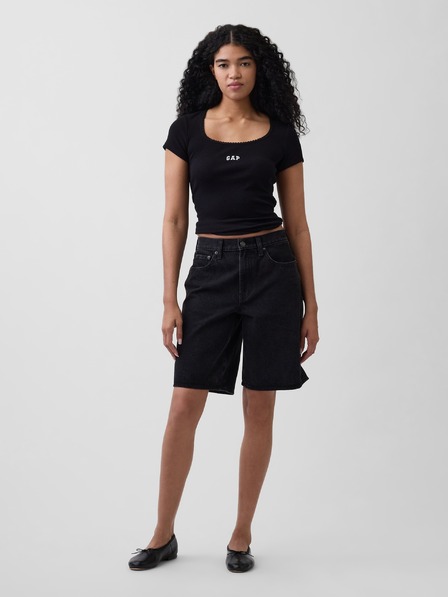 GAP Tricou Rib Logo GAP