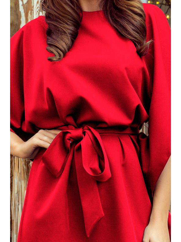 numoco SOFIA Rochie fluture - roșie