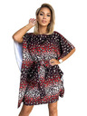 numoco SOFIA Rochie fluture cu centură în talie - jaguar