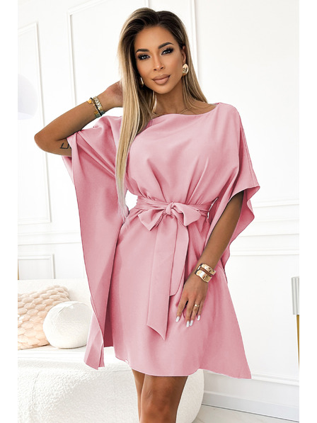 numoco SOFIA Rochie fluture - roz murdar