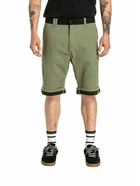 Meatfly Meatfly pantaloni scurți pentru bărbați Barry 2.0 Olive / Black Ripstop
