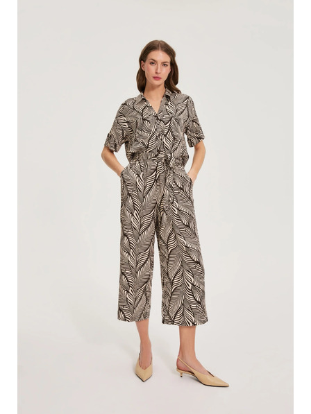 Moodo Pantaloni culottes din viscoză Moodo