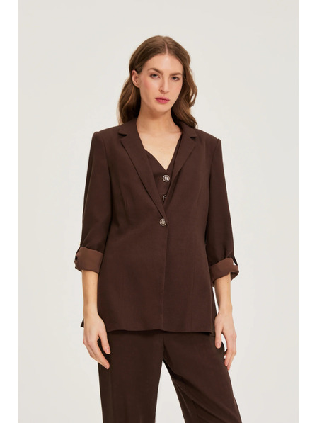 Moodo Sacou cu amestec de in maro Moodo