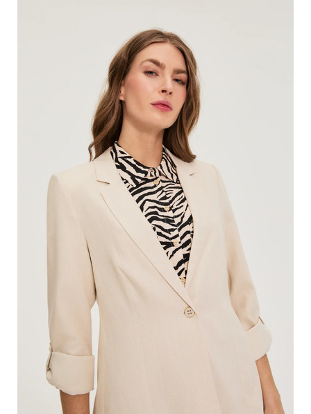 Moodo Sacou cu amestec de in bej Moodo