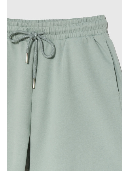 Moodo Pantaloni scurți din bumbac olive Moodo