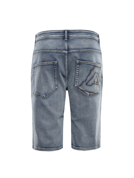 ALPINE PRO Pantaloni scurți denim bărbătești ALPINE PRO JENNER albastru indigo