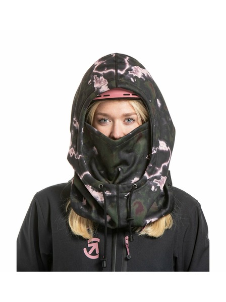 Meatfly Meatfly cagulă Conceal Storm Camo Pink oversized