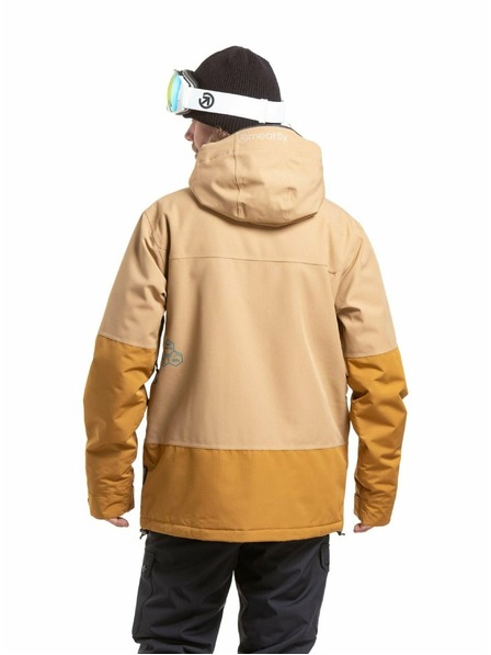 Meatfly Jachetă pentru bărbați Meatfly SNB & SKI Helios Tan / Wood