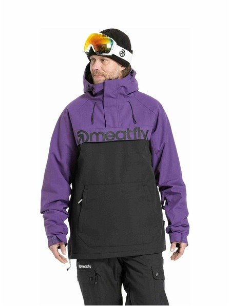 Meatfly Jachetă pentru bărbați Meatfly SNB & SKI Slinger Petunia / Black