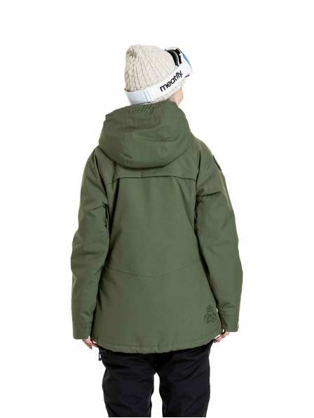 Meatfly Jachetă pentru femei Meatfly SNB & SKI Terra Bronze Green