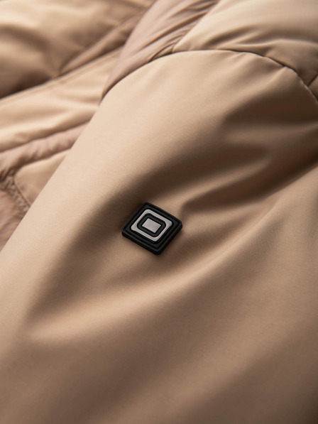 Ombre Clothing Jachetă lungă matlasată pentru bărbați cu buzunare mari Îmbrăcăminte Ombre